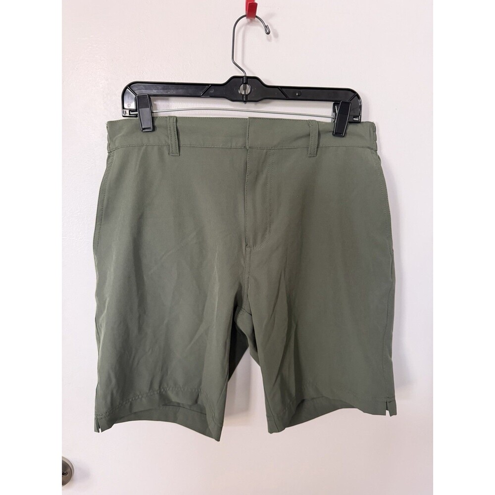 Fair Harbor Midway Shorts Green Elastic Waist Stretch Lightweight Men's Size 32